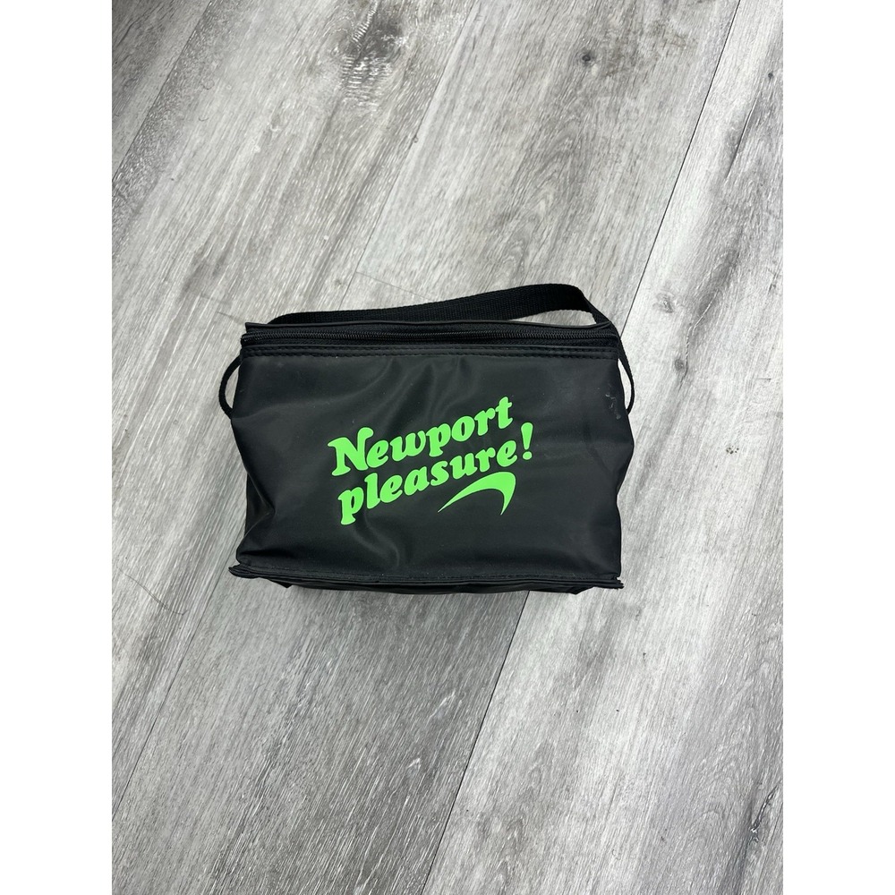Vintage 90s Newport Pleasure Cigarette Promotional Small Lunch Box Bag